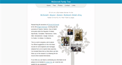 Desktop Screenshot of mcdonnell.pricklytree.co.uk