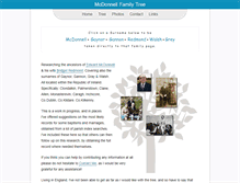 Tablet Screenshot of mcdonnell.pricklytree.co.uk
